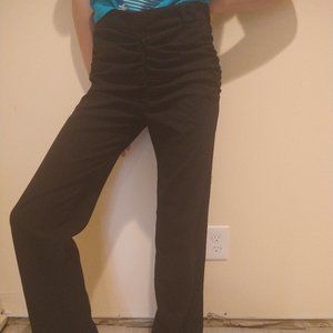 Catherine Malandrino black wool pants 10